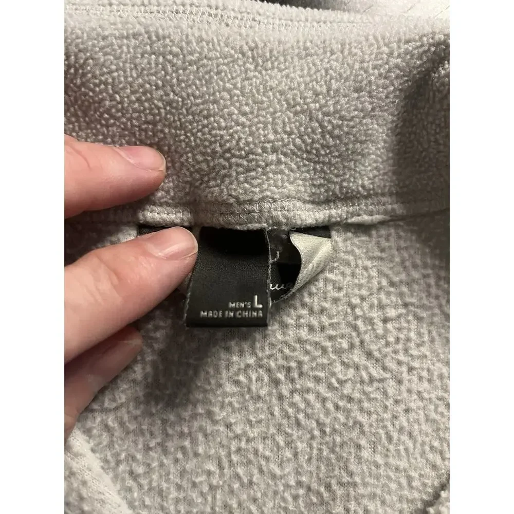 Eddie Bauer Men’s 1/4 Zip Fleece Pullover – Size L